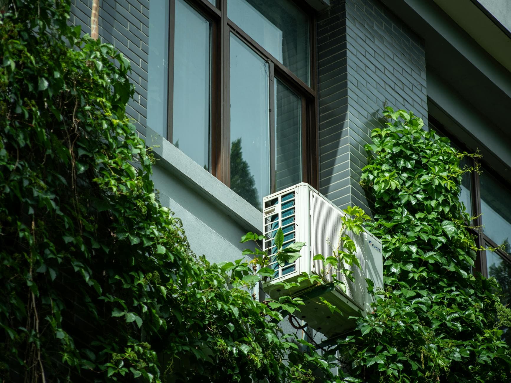 Detalle del marco de una ventana y su eficiencia energética
